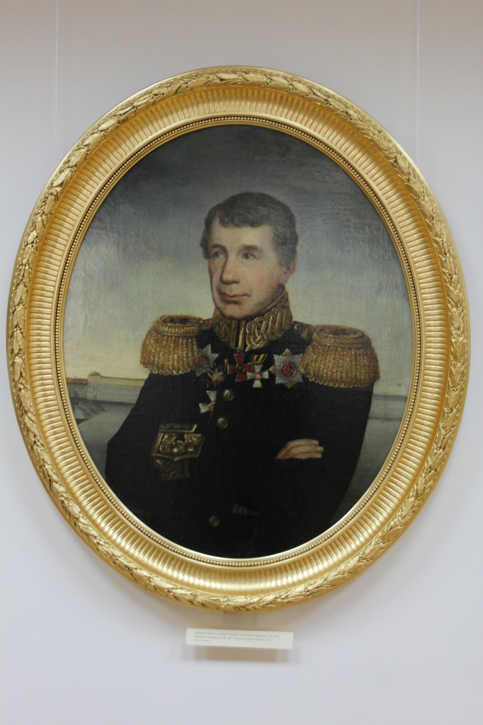 Неизвестный художник середины XIX века.  Портрет адмирала И.Ф. Крузенштерна.